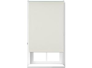 4052025926533 - Thermorollo Verdunkelungsrollo mit Klemmfix Halterung Hitzeschutz Gesamt 70x160cm Stoffbreite 66 cm beige - Relaxdays