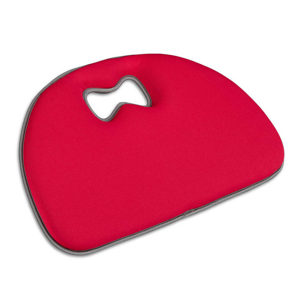 4052025938536 - Kniekissen Garten Arbeit Kniehilfe schonendes Polster universal Griff weiche Kniematte Polyester rot - Relaxdays