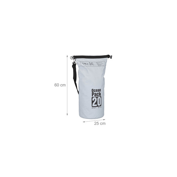 4052025951351 - Dry Bag Ocean Pack LKW-Plane grau 4052025951351 relaxdays