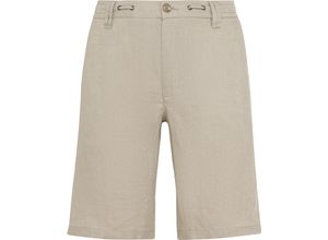 4052067660778 - GALERIA essentials Bermudas Leinen Modern Fit für Herren beige 38