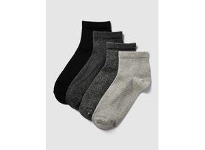 4052171534583 - Socken mit Label-Detail im 4er-Pack Modell Quarter