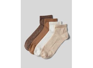 4052171534712 - Socken mit Label-Detail im 4er-Pack Modell Quarter