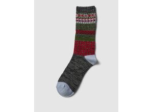 4052171554444 - Socken mit Allover-Muster Modell Hygge im 2er-Pack