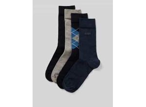 4052171688125 - Regular Fit Socken aus Woll-Mix Modell Essentials im 4er-Pack
