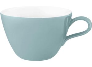4052212069739 - Tasse SELTMANN WEIDEN Life Fashion grün chic weiß H710cm Ø109cm Porzellan Trinkgefäße Milchkaffeeobertasse 037 l