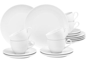 4052212139890 - Kaffeeservice SELTMANN WEIDEN Geschirr-Set 18 Teile Amina Geschirr-Sets Gr 18 tlg weiß Made in Germany