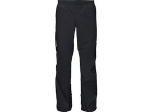 4052285993849 - VAUDE Regenhose Drop Pants II atmungsaktiv wasserabweisend für Herren schwarz L