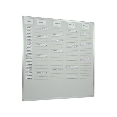 4052301002548 - Orga-Easy-Plantafel Höhe 900 mm für DIN A5 vertikal Breite 915 mm vierreihig