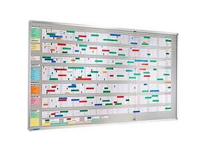 4052301002814 - Streifen Stecktafel Visiplan 940x2000 mm 52 Schienen