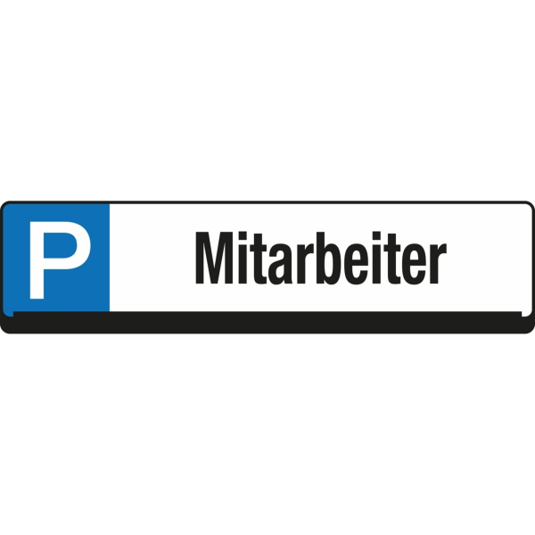 4052301016866 - Parkplatzschild 9219-00269 Mitarbeiter 4052301016866 Eichner