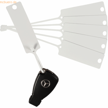 4052301037793 - Schlüsselanhänger Fix-Mini 9208-00716 weiß 100 Stück