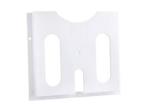 4052301118195 - Schaltplantasche Eichner A4 V-Öffnung Fülltiefe 30 mm selbstklebend zum Anschrauben B 240 x T 30 x H 320 mm Polystyrol RAL 7035 25 Stück