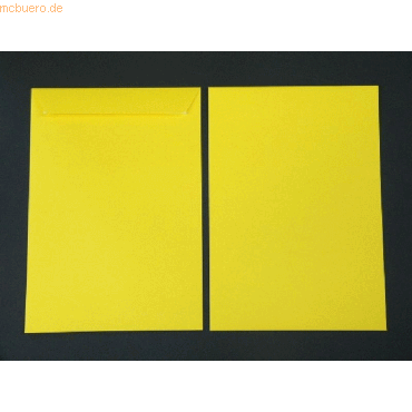 4052305556399 - Versandtaschen C4 120g qm haftklebend VE=100 Stück intensivgelb