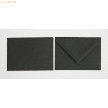 4052305561478 - Briefumschläge 156x220mm 120g qm gummiert VE=100 Stück schwarz