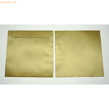 4052305564967 - Briefumschläge 220x220mm 130g qm haftklebend VE=100 Stück gold