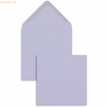 4052305568743 - Briefumschläge 130x130mm 100g qm gummiert VE=100 Stück lilac