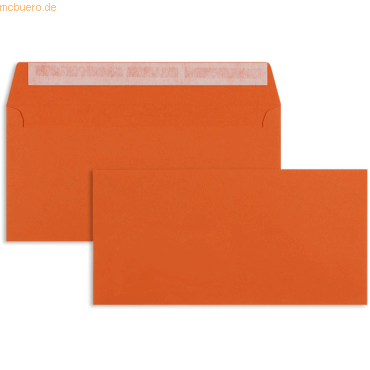 4052305570494 - Briefumschläge DIN C6 5 100g qm haftklebend VE=100 Stück orange