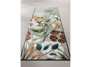 4052359110493 - Fußmatte SALONLOEWE Teppiche Gr B L 75 cm x 120 cm 7 mm 1 St grün Fußmatten gemustert