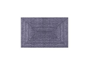 4052359110615 - Fußmatte SALONLOEWE Teppiche Gr B L 60 cm x 85 cm 7 mm 1 St grau Fußmatten gemustert