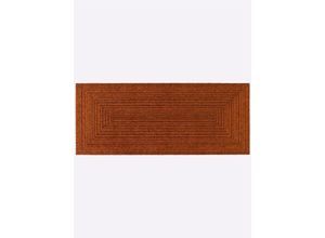 4052359110936 - Fußmatte SALONLOEWE Teppiche Gr B L 60 cm x 85 cm 7 mm 1 St orange (terra) Fußmatten gemustert