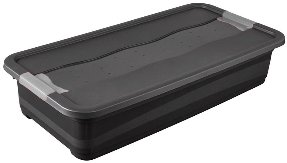 4052396031577 - Transportbehälter KEEEPER eckhart Transportboxen Gr B H L 395 cm x 17 cm x 795 cm schwarz (schwarz rot) Aufbewahrungsbox Stapelbox Stapelboxen Transportboxen 33 Liter mit Deckel Schiebeverschluss extra stabil