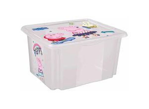 4052396072389 - - Dekorative Aufbewahrungsbox mit Deckel 24 Liter 415x355x22 Peppa Pig Paulina Collection