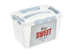 4052396077476 - - Aufbewahrungsbox home sweet home 29 x 19 x 18 blau