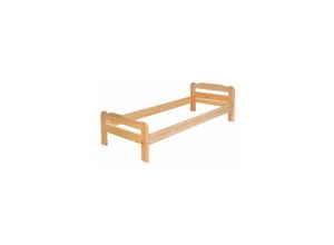 4052398202234 - ® - Einzelbett ohne Lattenrost aus Kiefer massiv - 80x220 cm Massives Holz-Bett