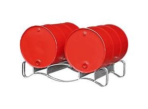 4052462020214 - - Fasspalette verzinkt für 2x200 l Fässer BxTxH 750x1280x250 mm