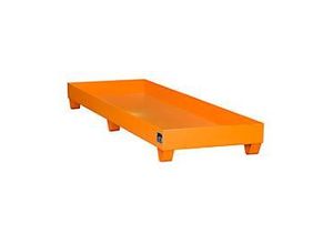 4052462021532 - Stahl-Auffangwanne ohne Gitterrost 2400 x 800 mm orange RAL 2000