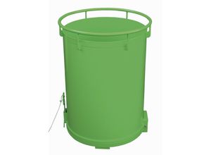 4052462028418 - EUROKRAFTpro Rundbehälter Bodenentleerung Volumen 030 m³ resedagrün RAL 6011