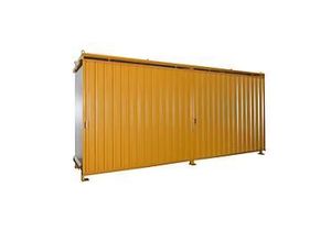 4052462065857 - Regalcontainer BAUER CEN 59-2 Stahl Schiebetor B 6245 x T 1550 x H 2980 mm orange 4052462065857 - Regalcontainer BAUER CEN 59-2 Stahl Schiebetor B 6245 x T 1550 x H 2980 mm orange