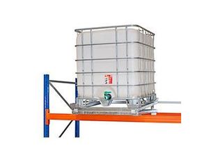 4052462074460 - IBC-Restentleerer IR-3 Stellfläche 1200 x 1000 mm maximaler Hub 95 mm bis 1500 kg L 1280 x B 1080 x H 155 265 mm Stahl feuerverzinkt