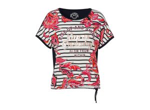 4052481564027 - Große Größen Shirt mit Motivdruck vorn hinten unifarben marine bedruckt Gr44 4052481564027 - Große Größen Shirt mit Motivdruck vorn hinten unifarben marine bedruckt Gr44