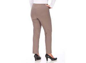 4052508072740 - Große Größen Bengalinhose in Ankle-Länge mit Schlupfbund taupe Gr42