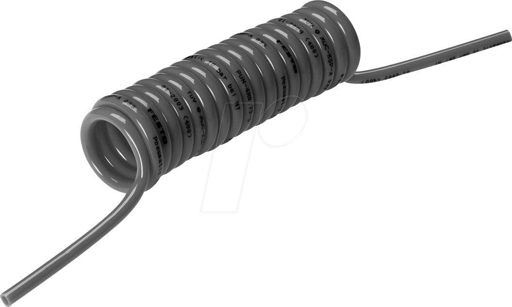 4052568045487 - 197604 - Spiral-Kunststoffschlauch 4 mm Arbeitslänge max 15 m