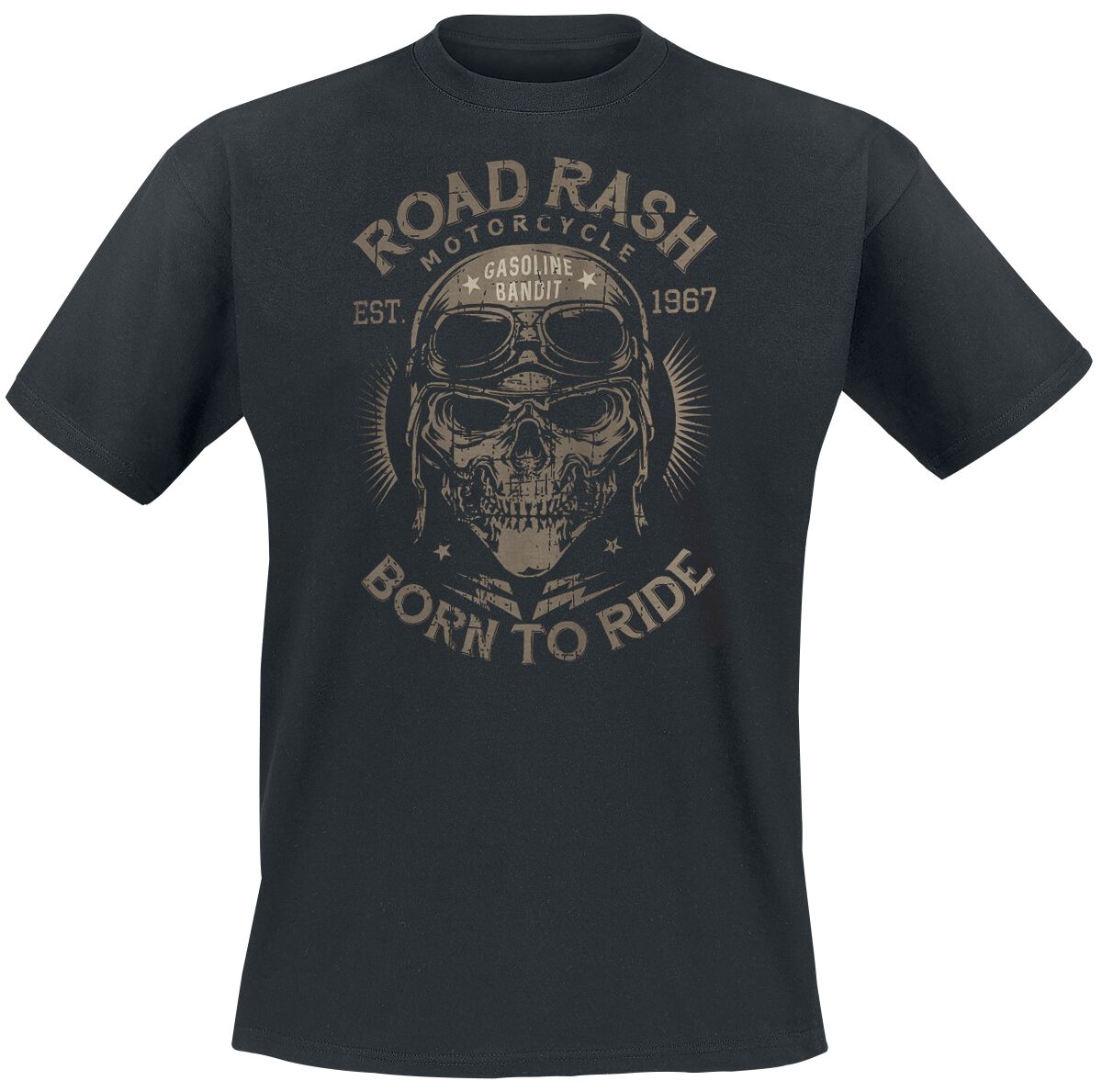 4052743184185 - Road Rash T-Shirt schwarz in L 4052743184185 - Road Rash T-Shirt schwarz in L