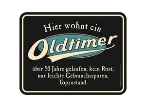 4052743867743 - Blechschild Oldtimer (Ausführung 50 Jahre)