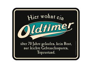 4052743867767 - Blechschild Oldtimer (Ausführung 70 Jahre)