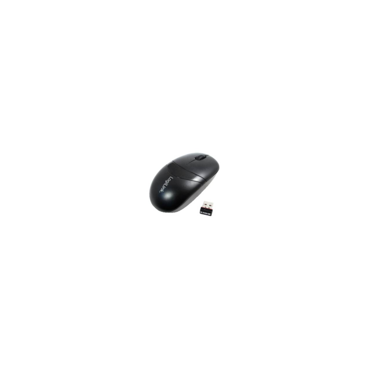 4052792007046 - LogiLink Mouse optical wireless 24 GHz with 3 Button black - Maus (Schwarz)