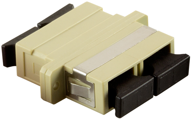 4052792020007 - LogiLink LWL Kupplung 2 x SC-Duplex Multimode beige