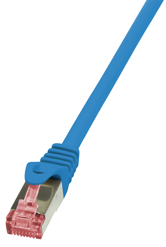 4052792021387 - CQ2016S RJ45 Netzwerkkabel Patchkabel cat 6 s ftp 025 m Blau Flammwidrig mit Rastnasensc - Logilink