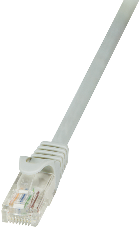 4052792025644 - CP1053U RJ45 Netzwerkkabel Patchkabel cat 5e u utp 200 m Schwarz mit Rastnasenschutz 1 St - Logilink