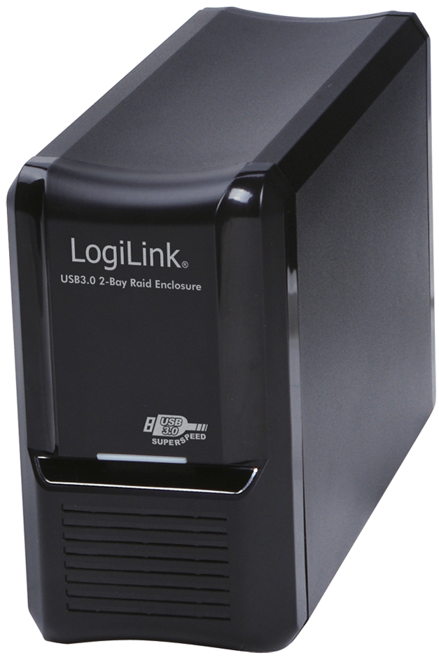 4052792039825 - LogiLink UA0154A USB30 2-Bay Raid Enclosure (2 x 35 (889cm) SATA III HDD) - UA0154A