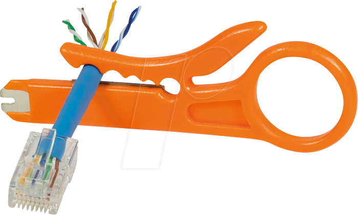 4052792042948 - LOGILINK WZ0024 - LSA Anlegewerkzeug mit Abisolierfunktion Kunststoff