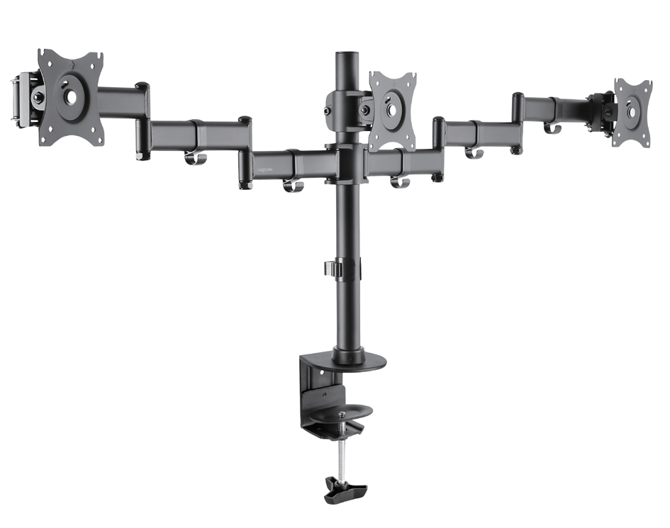 4052792047981 - LogiLink BP0050 3fach Monitor-Tischhalterung 330 cm (13) - 686 cm (27) Neigbar Schwenkbar