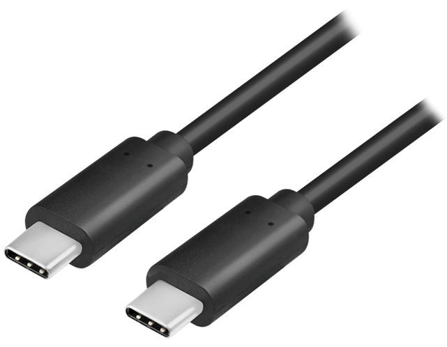 4052792050448 - LOGILINK CU0128 - Sync- & Ladekabel USB-C -> C schwarz 100 W 10 Gb s 05 m