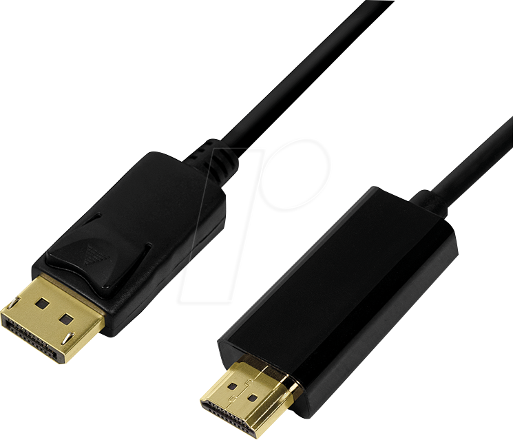 4052792052299 - LOGILINK CV0127 - DisplayPort 12 auf HDMI A Stecker 4K 30Hz 2 m schwarz 4052792052299 - LOGILINK CV0127 - DisplayPort 12 auf HDMI A Stecker 4K 30Hz 2 m schwarz