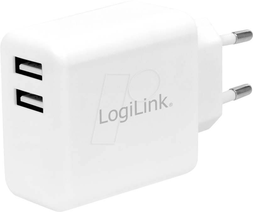 4052792055085 - LOGILINK PA0210W - USB-Ladegerät 5 V 24 A weiß