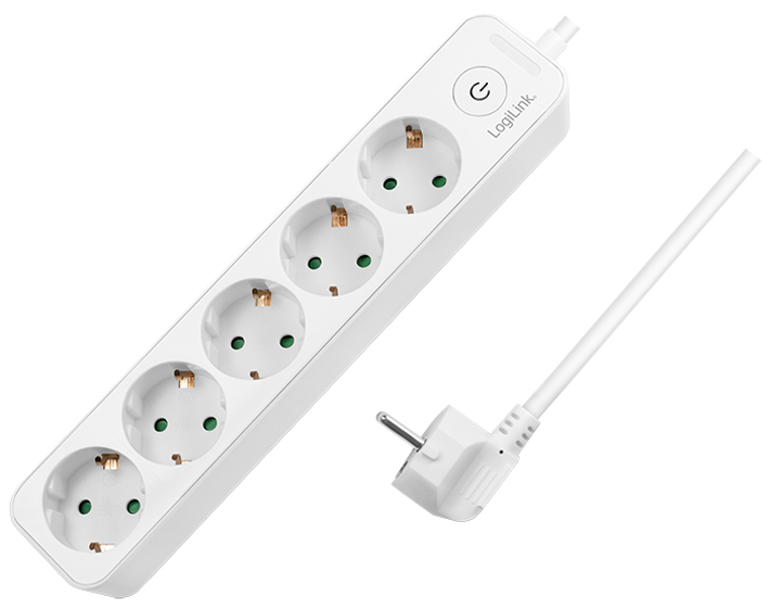 4052792057782 - LogiLink - Steckdosenleiste - Wechselstrom 250 V - 3680 Watt - Eingabe Eingang Stromversorgung - Ausgangsanschlüsse 5 (5 x Stecker CEE 7 3) 4052792057782 - LogiLink - Steckdosenleiste - Wechselstrom 250 V - 3680 Watt - Eingabe Eingang Stromversorgung - Ausgangsanschlüsse 5 (5 x Stecker CEE 7 3)